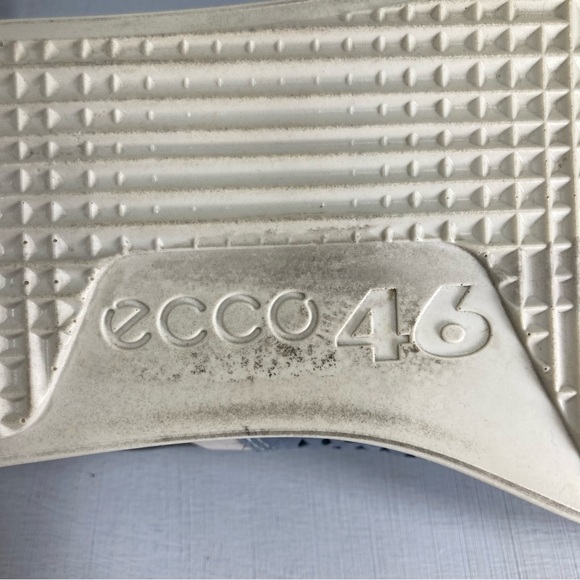 Ecco Collin 2.0 Casual Sneakers Suede Shoes Gray Blue Men 12-12.5 - Picture 9 of 9